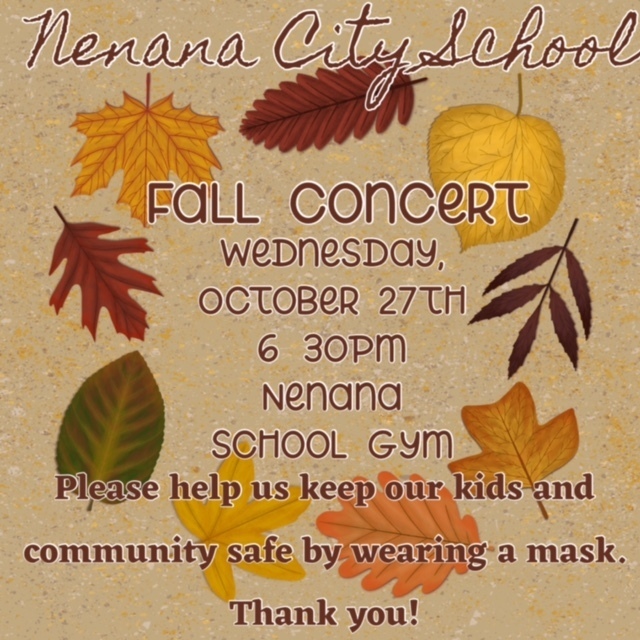 Fall Concert Flyer 10-27-21