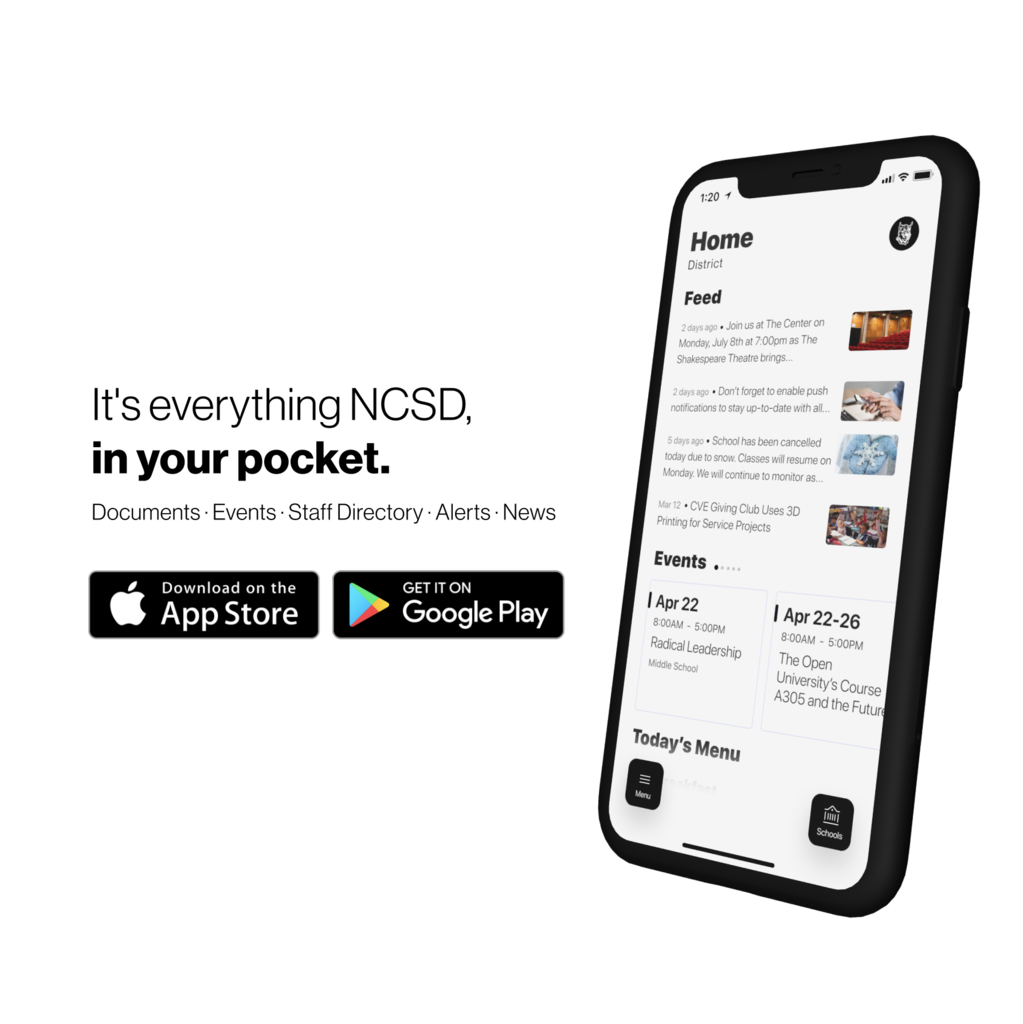 It's everything NCSD, in your pocket.   